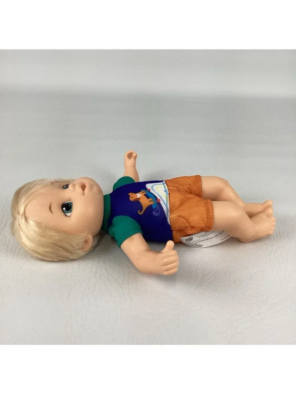 Littles Baby Alive Little Zack Soft Body Doll Blonde Hair Blue Eyes 2018 Hasbro